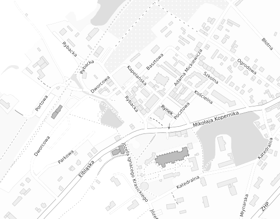 Mapa z adresem organizacji
