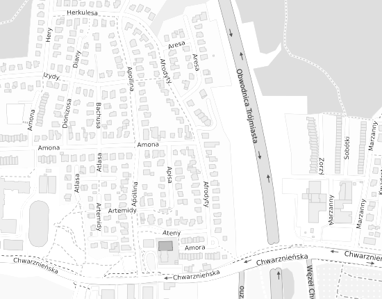 Mapa z adresem organizacji