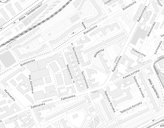 Mapa z adresem organizacji
