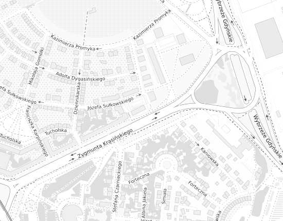 Mapa z adresem organizacji