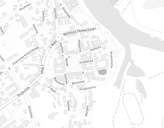 Mapa z adresem organizacji