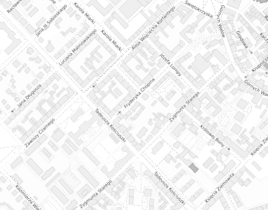 Mapa z adresem organizacji