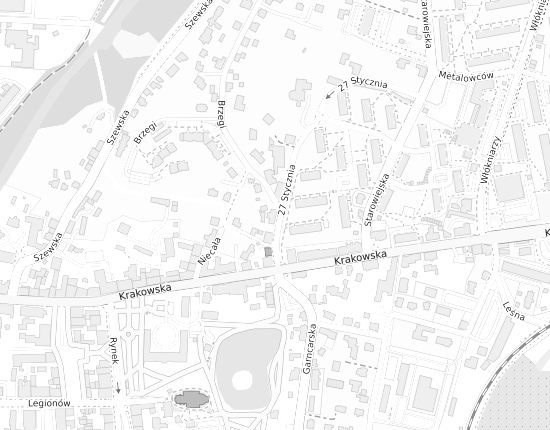 Mapa z adresem organizacji