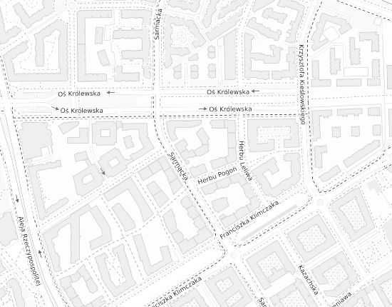 Mapa z adresem organizacji