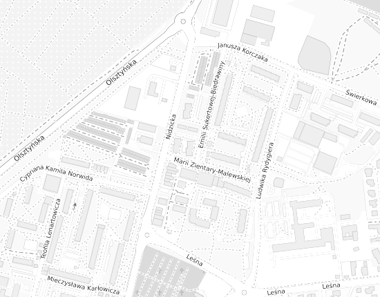 Mapa z adresem organizacji