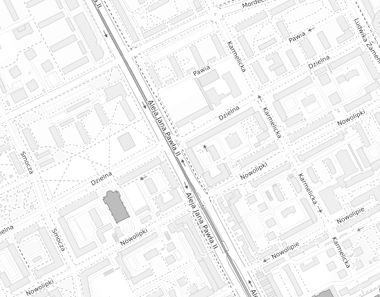 Mapa z adresem organizacji