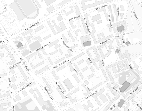 Mapa z adresem organizacji
