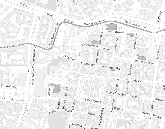 Mapa z adresem organizacji