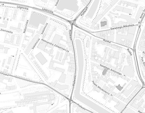 Mapa z adresem organizacji