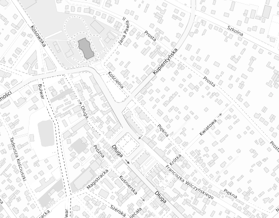 Mapa z adresem organizacji