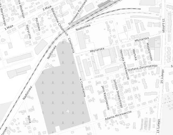 Mapa z adresem organizacji