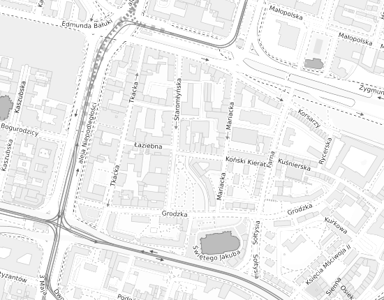 Mapa z adresem organizacji