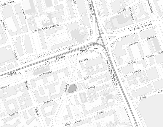 Mapa z adresem organizacji