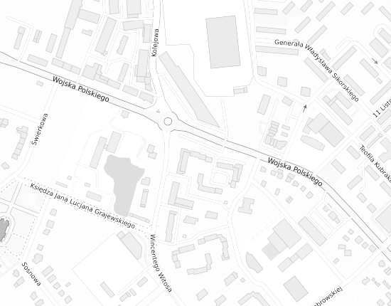 Mapa z adresem organizacji
