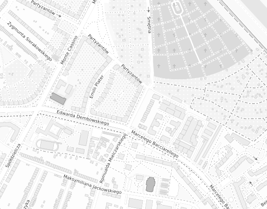Mapa z adresem organizacji