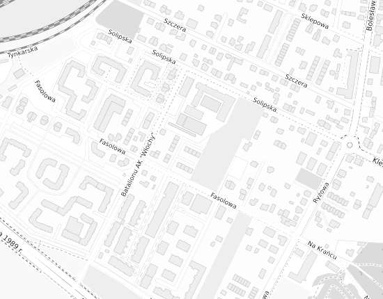 Mapa z adresem organizacji