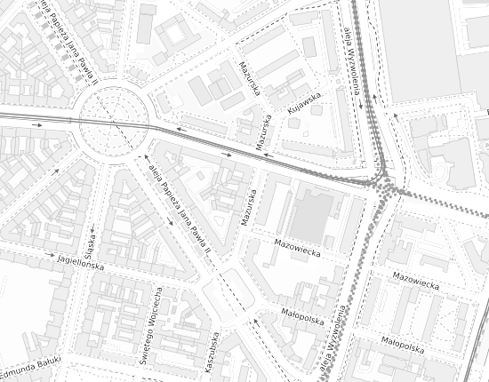 Mapa z adresem organizacji