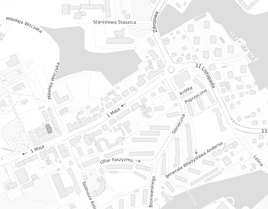 Mapa z adresem organizacji