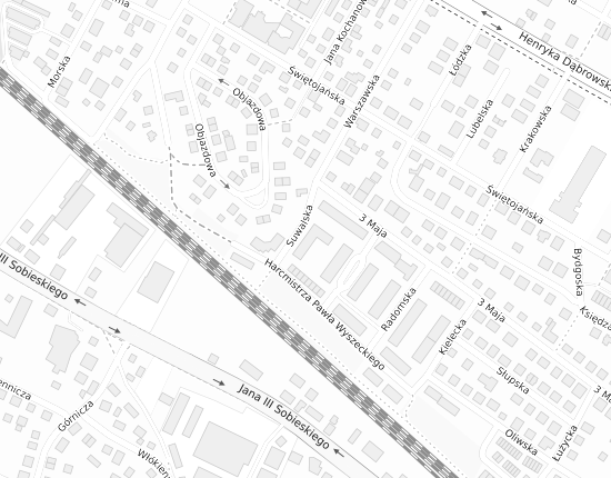 Mapa z adresem organizacji