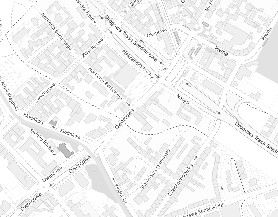 Mapa z adresem organizacji