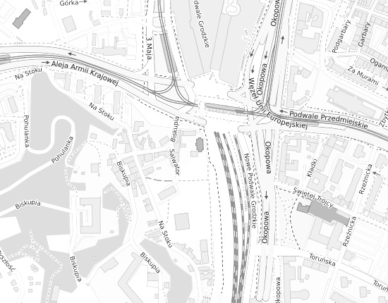 Mapa z adresem organizacji