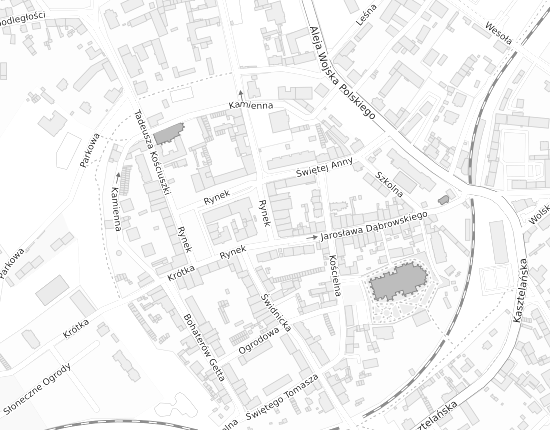 Mapa z adresem organizacji