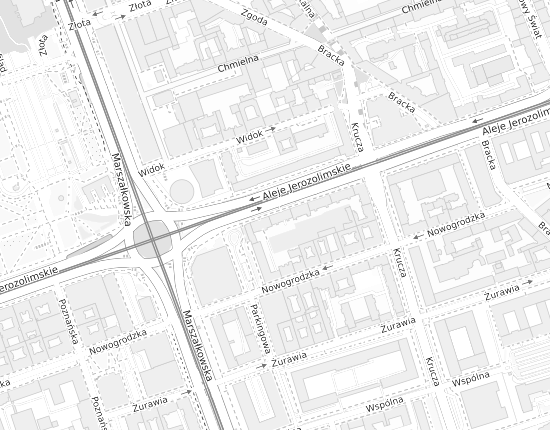 Mapa z adresem organizacji