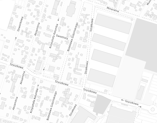 Mapa z adresem organizacji