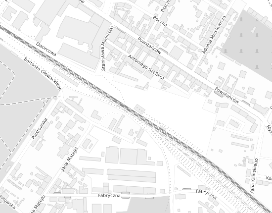 Mapa z adresem organizacji