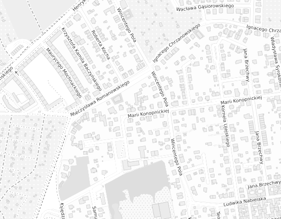 Mapa z adresem organizacji