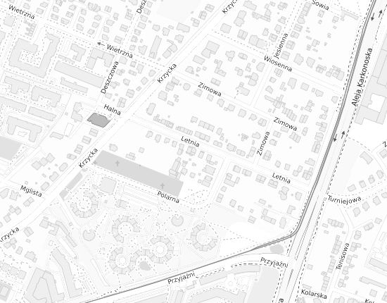 Mapa z adresem organizacji