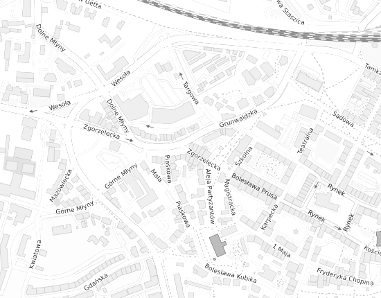 Mapa z adresem organizacji