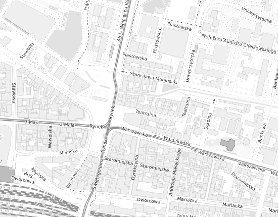 Mapa z adresem organizacji