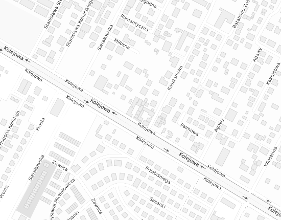 Mapa z adresem organizacji