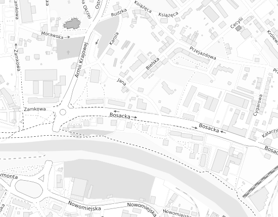 Mapa z adresem organizacji