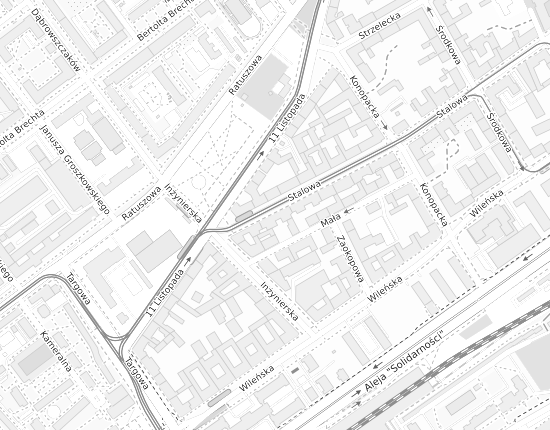 Mapa z adresem organizacji