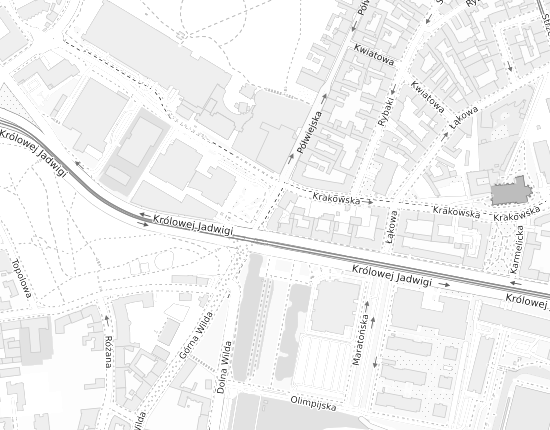 Mapa z adresem organizacji