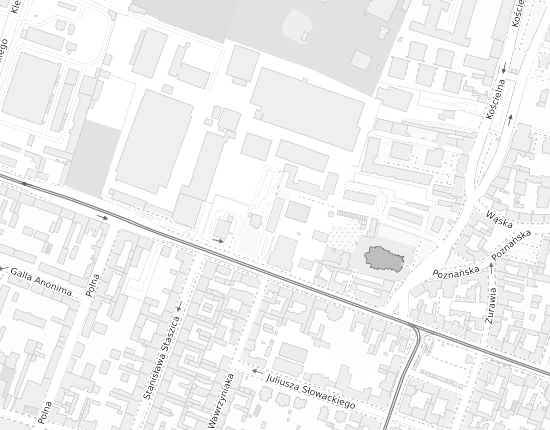 Mapa z adresem organizacji