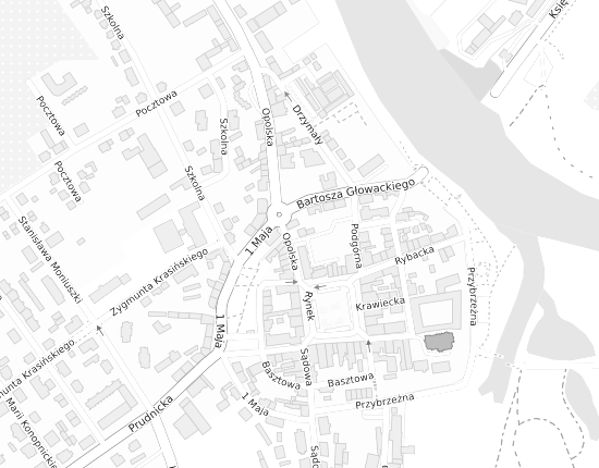 Mapa z adresem organizacji