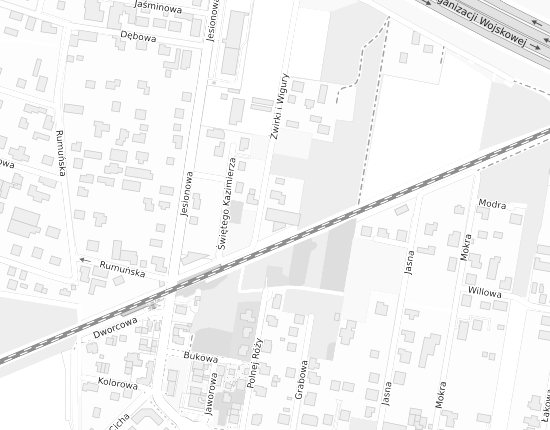 Mapa z adresem organizacji