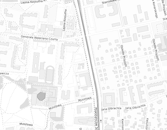 Mapa z adresem organizacji