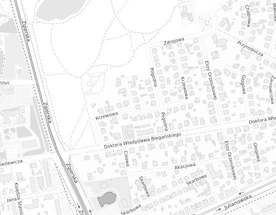 Mapa z adresem organizacji