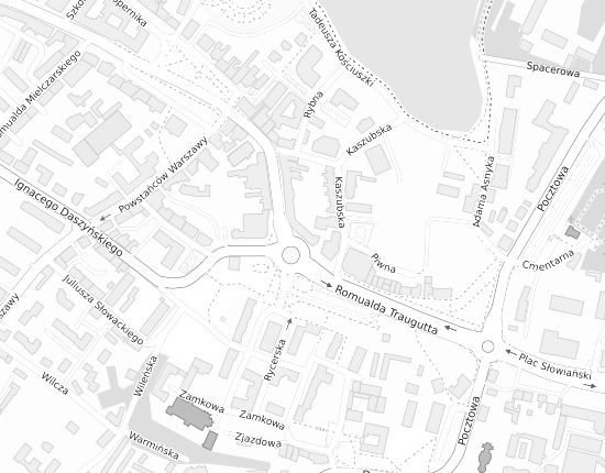 Mapa z adresem organizacji