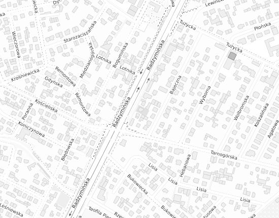 Mapa z adresem organizacji