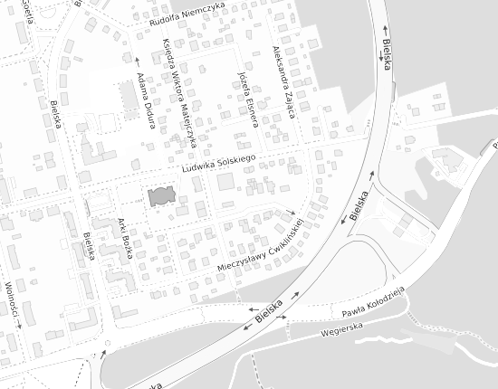Mapa z adresem organizacji