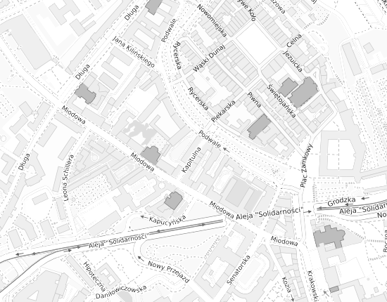 Mapa z adresem organizacji