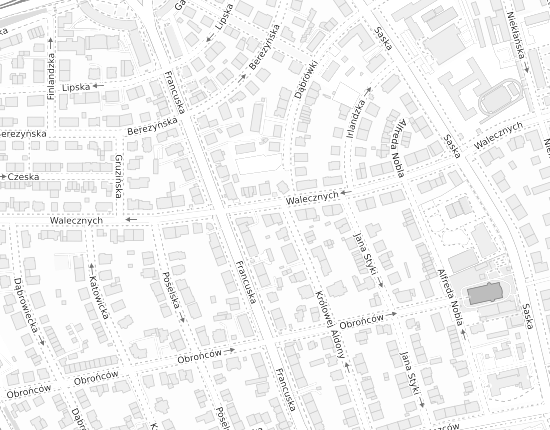 Mapa z adresem organizacji
