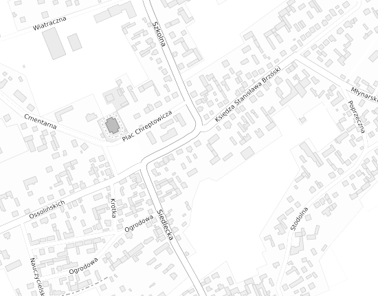 Mapa z adresem organizacji
