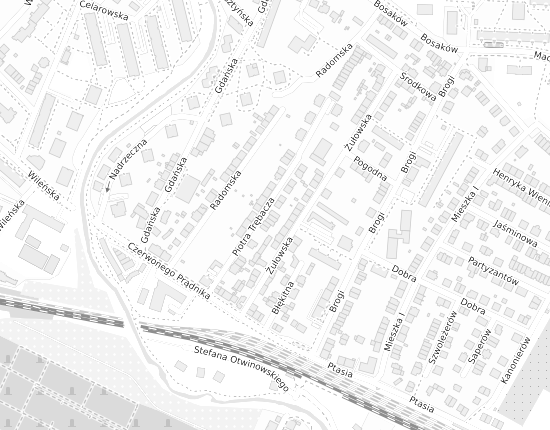 Mapa z adresem organizacji