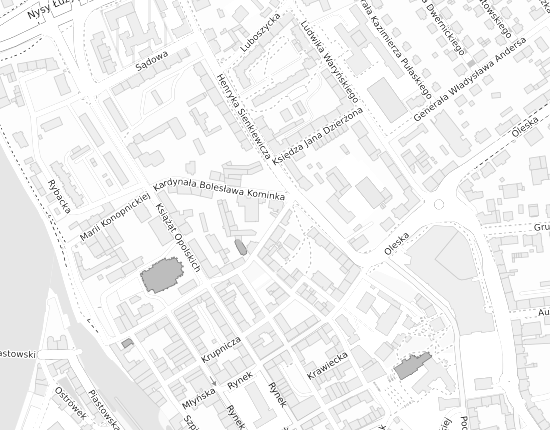 Mapa z adresem organizacji